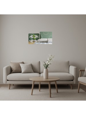 Geometrik Sanat Iç Mekan Dekoratif Aynalı Tablo - BRF12994-4560