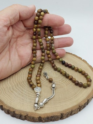 Yeşil Sandal Ağacı 99LUK Tesbih 6mm (56912)