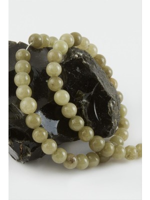 Sepetim 8 mm Ceyt Taşı-Yeşil