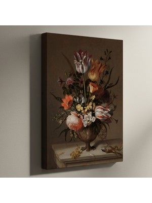 Hollanda Çiçek Natürmort Tablosu