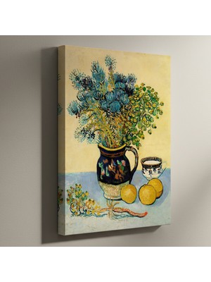 Van Gogh Tarzı Natürmort Tablosu