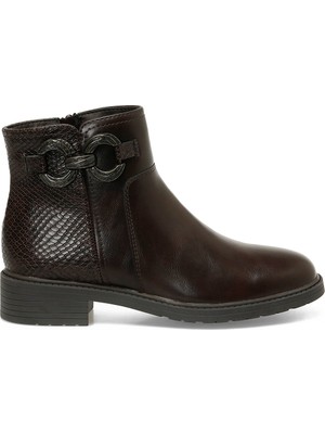 Polaris 324073.Z 4pr Kahverengi Kadın Düz Bot