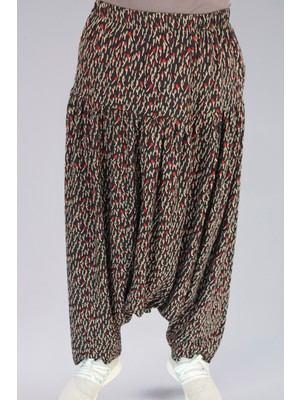 Beli Korsajlı Viskon Kumaş Yöresel Şalvar