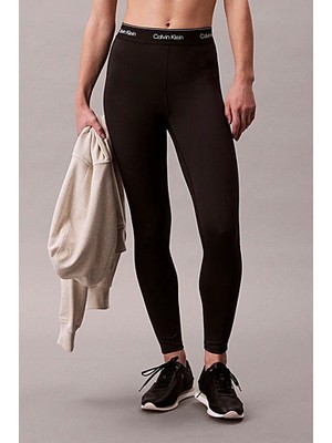 Kadın Yüksek Bel Bilek Boy (7/8) Tayt - Siyah