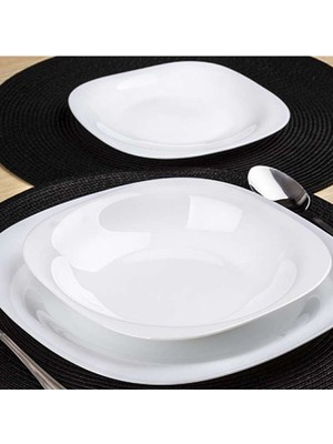 Carine Beyaz 12 Parça Yemek Takımı