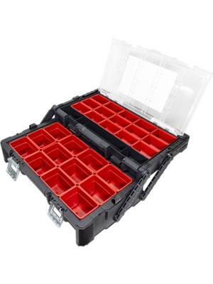 Keter 17185073 Pro Series 22" Cantilever Konsol Organizer Takım Çantası 27 Parça ile Ergonomik Tasarım