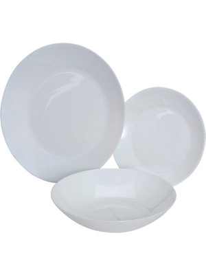Arcopal Zelie Beyaz 18 Parça 6 Kişilik Yemek Takımı.