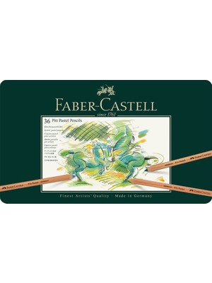 Faber-Castell Pitt Pastel Boya Kalemi 36 Renk,Yüksek Pigmentli,Solmaya Karşı Dayanıklı,4.3 mm Uç