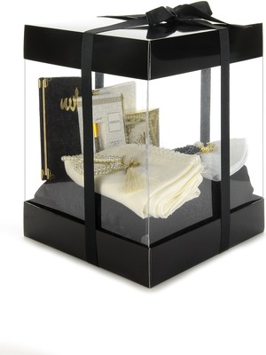 İhvan Online Siyah Pvc Kutu Çeyizlik Hediyelik İbadet Seti Özel Tasarım Kullanım Alanı