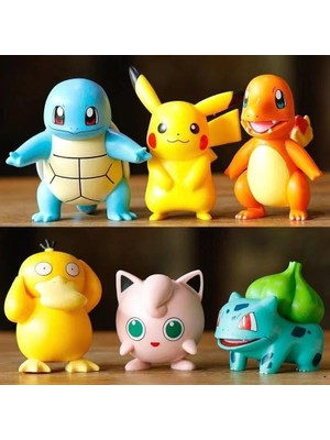 baytoptan Anime Figür 6'lı Set (10CM)