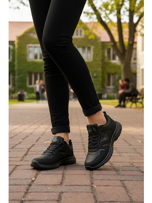 020-CILT G Siyah-Siyah Mevsimlik Unisex Spor Ayakkabı