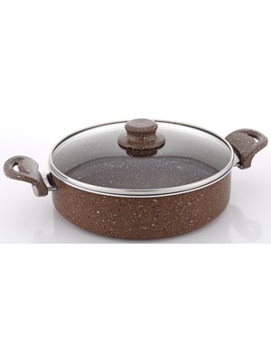 Basık Granit Tencere 32 cm