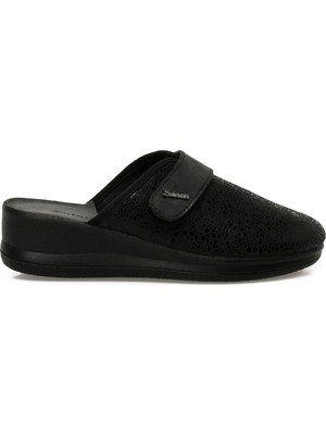 Polaris 609023.Z5PR Siyah Kadın Ev Terliği