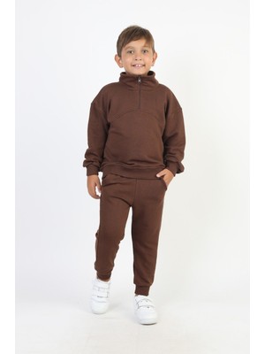 Erkek Yaka Fermuarlı Eşofman Takımı