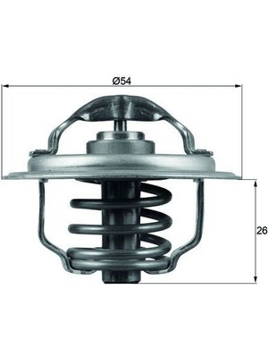Mahle TX111.87D - Termostat 87C Golf V-Vı-Plus-Jetta Iıı-Passat-Tıguan-A3-A6-Leon 2.0tdı Bma Bkp Bkp-Bkd-Cbab-Cbda