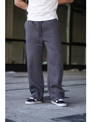 Füme Rahat Kesim Erkek Eşofman Altı E6578