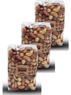 Trabzon Pazarı Lüx Karışık Kuruyemiş 3x250 Gr