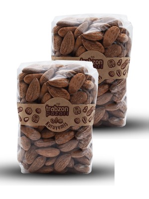 Trabzon Pazarı Kavrulmuş Badem Içi 2x250 Gr