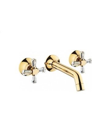 Juno Swarovski Ankastre Lavabo Bataryas.üstü Altın A4169423 Sıva Üstü