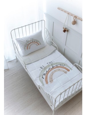 Organik Baskılı Montessori (100X200) Yorgan Seti - Royal Series - Be The Rainbow