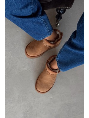 Nope21 Air Taba Ultra Mini Kürklü Bot