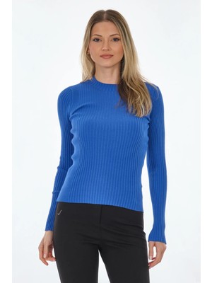 Yuvarlak Yaka Fitilli Triko