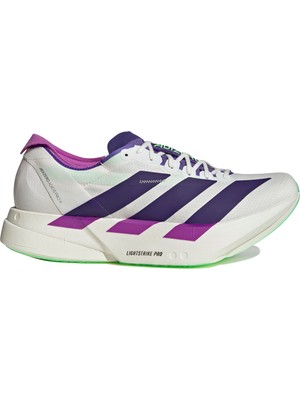 Adizero Adios Pro 4 Erkek Beyaz Koşu Ayakkabısı JR1656