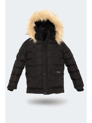 Napolı I Unisex Çocuk Mont & Kaban Siyah ST23JC054-500