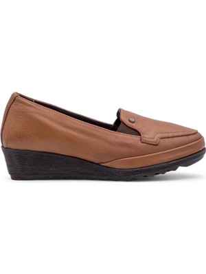 Muya Aster 6 Nokta Anatomik Hakiki Deri Kadın Ayakkabı