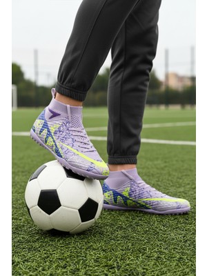 Lila-Mor Unisex Halı Saha Ayakkabısı Laliga Air 600 G