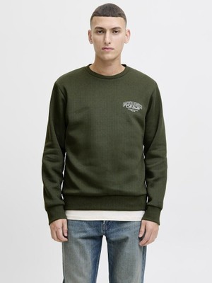 Jack Jones Makota Bisiklet Yala Regular Fit Erkek Sweat 12278601