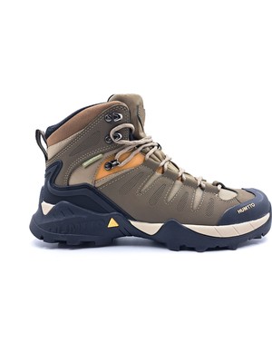 Humtto HM250290A Hakiki Deri Su Geçirmez Erkek Kahverengi Outdoor Bot