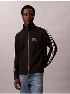 Ck LV04LD220G Dbl Knıt Strıpe Track Erkek Sweatshırts