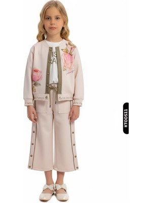 Kız Çocuk Eşofman Takım 6-14 Yaş 7436