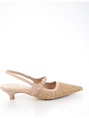 Bej  Kadın Klasik Topuklu Ayakkabı K01209074028