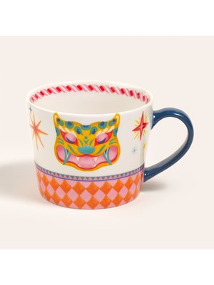 Luohu Porselen Kupa 360 ml Renkli