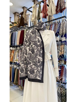 Etnik Asalet Şal Siyah Eşarp