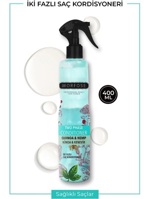 Çift Fazlı Kinoa & Kenevir Kondisyoner Fön Suyu 400 ml - Mrfs