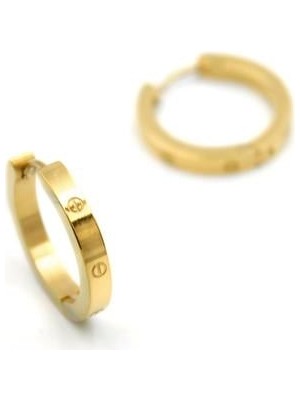 Ince Crt Küpe - Altın