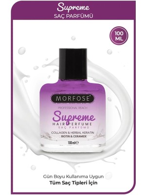 Supreme Saç Parfümü 100 ml - Mat ve Kuru Saçlar Için - Mrfs