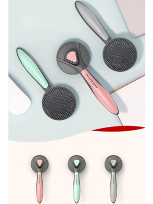 Otomatik Tuşlu Kendini Temizleyen Kedi Köpek Tarağı