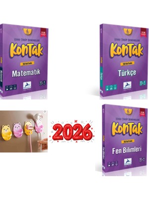 Kontak 6.sınıftürkçe-Matematik - Fenkonu Takip  Denemeleri Set Fiş Tutuculu