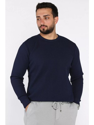 Erkek Bisiklet Yaka Örme Triko Kazak P-00018339