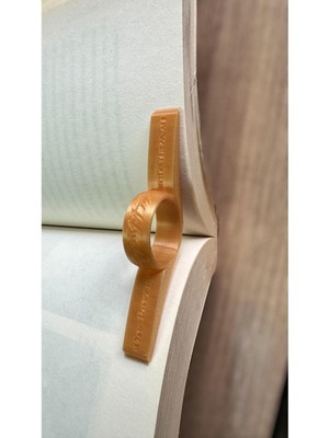 Parmak Tutmalı Yüzüklerin Efendisi Kitap Ayracı