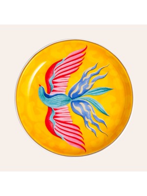 Luohu Porselen Tabak 10 cm Renkli