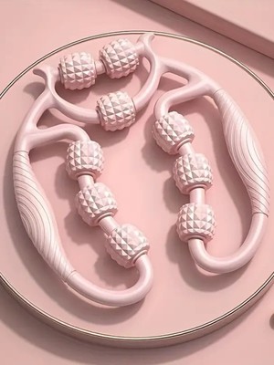 Pembe ve Mor Renklerde Bacak Sıkılaştırıcı Masaj Aleti, İncelten Güzellik Aracı, Cappuccino Özellikli