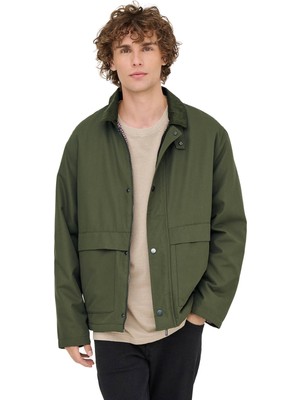Only&sons Onskosmo Padded Jacket Ot Haki Erkek Ceket