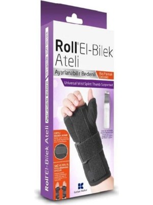 Roll El Bilek Ateli ,başparmak Destekli ve Desteksiz,ayarlanabilir Beden