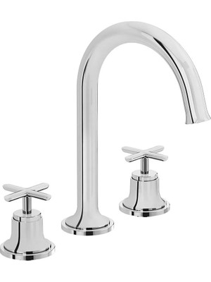 Origin Classic 3 Delikli Lavabo Bataryası Krom A42891