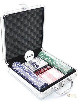 Epilons Metal Çantalı 100 Chipli Poker Oyunu Alk1495
